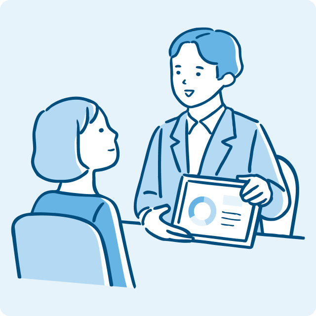 個別相談のイラスト